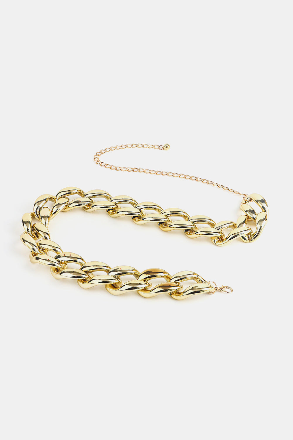 1.2’’ Width Acrylic Curb Chain Belt