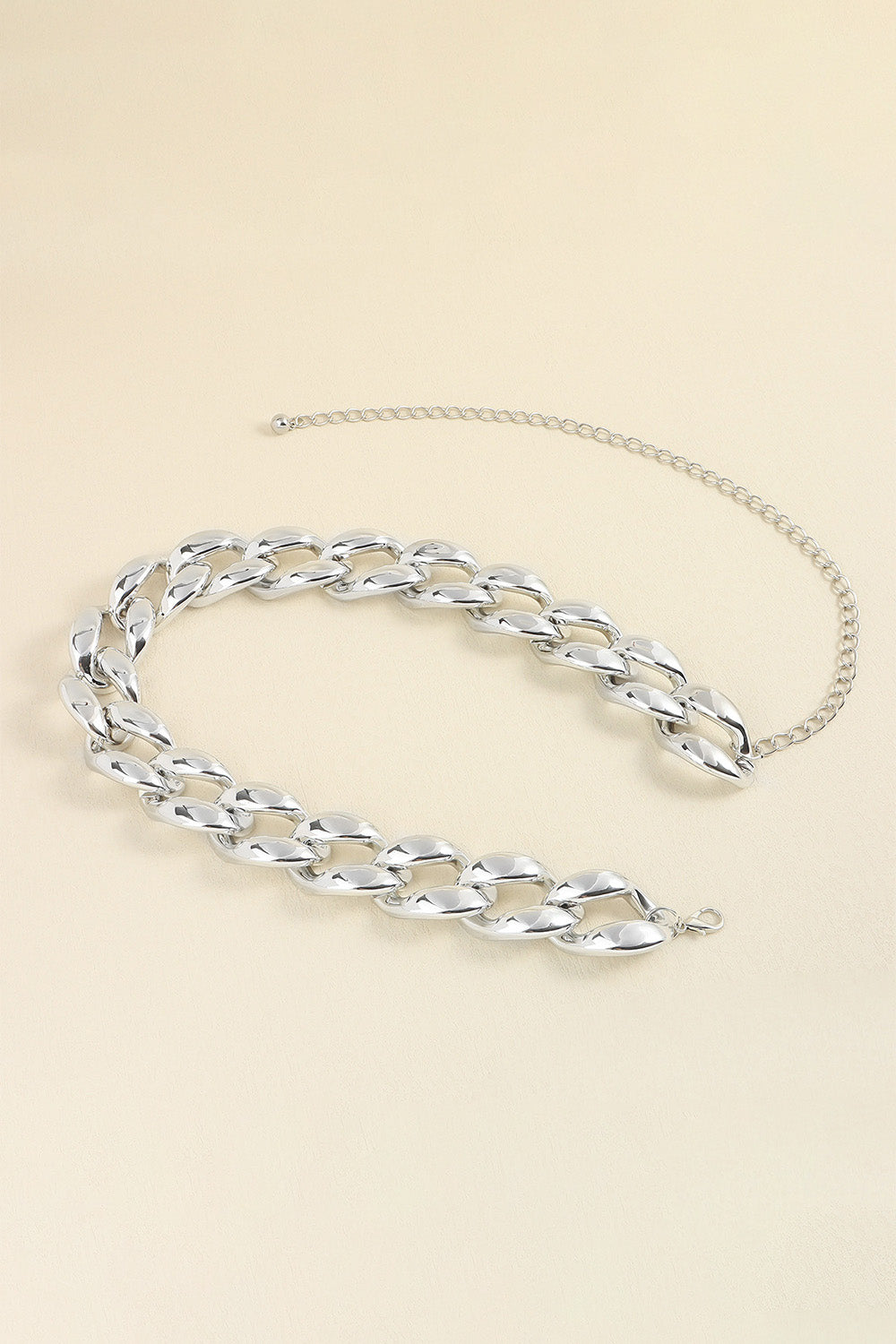 1.2’’ Width Acrylic Curb Chain Belt
