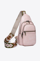 Adored It’s Your Time PU Leather Sling Bag - Blush Pink / One Size