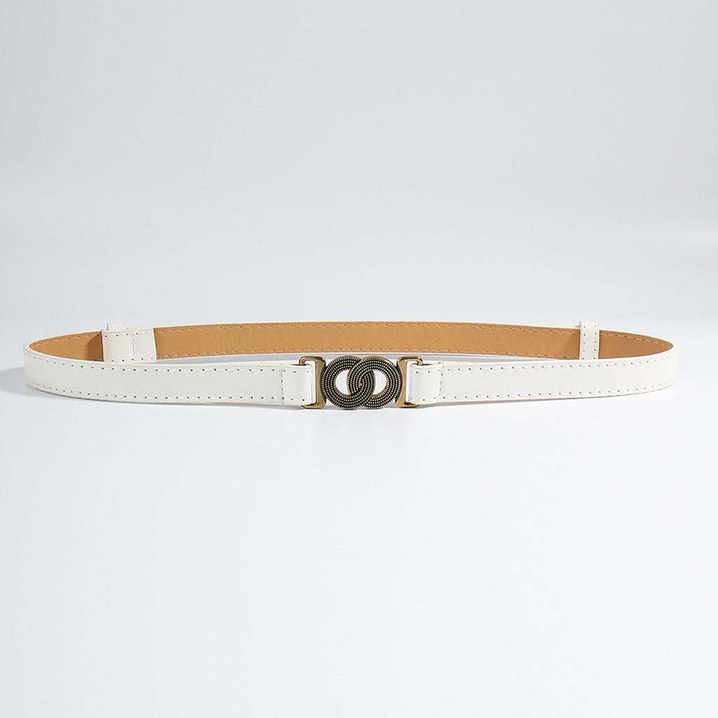 Alloy Buckle PU Belt