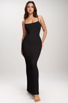 Basic Bae Built-In Shapewear Sleeveless Maxi Dress - Black / S