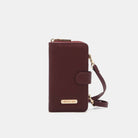 Bold 2 Piece Phone Case Crossbody Wallet - Wine / One Size