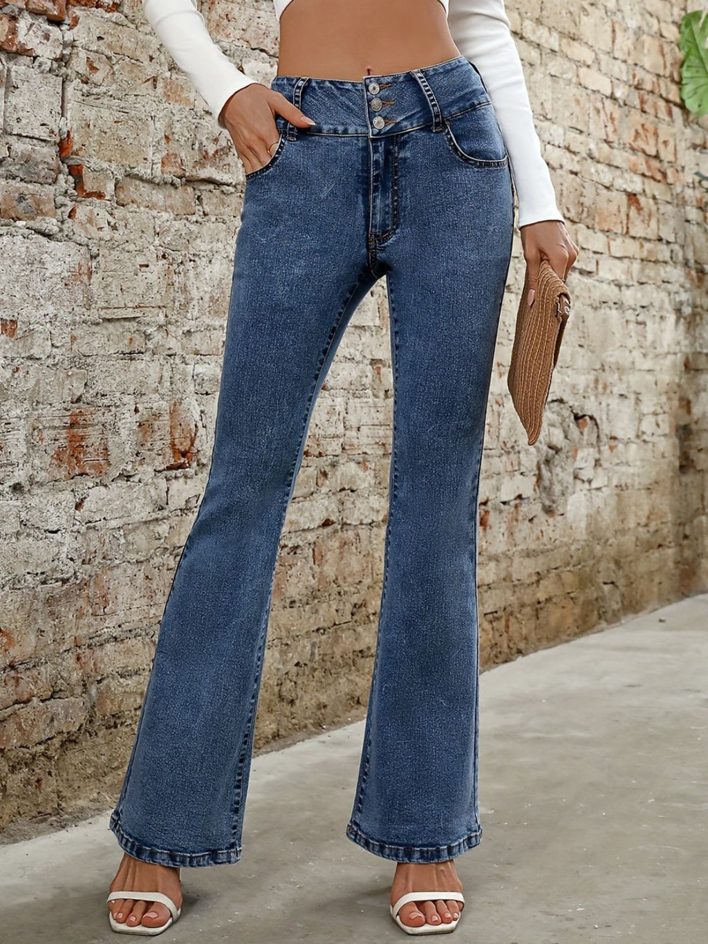 Bootcut Jeans with Pockets - Medium / XS