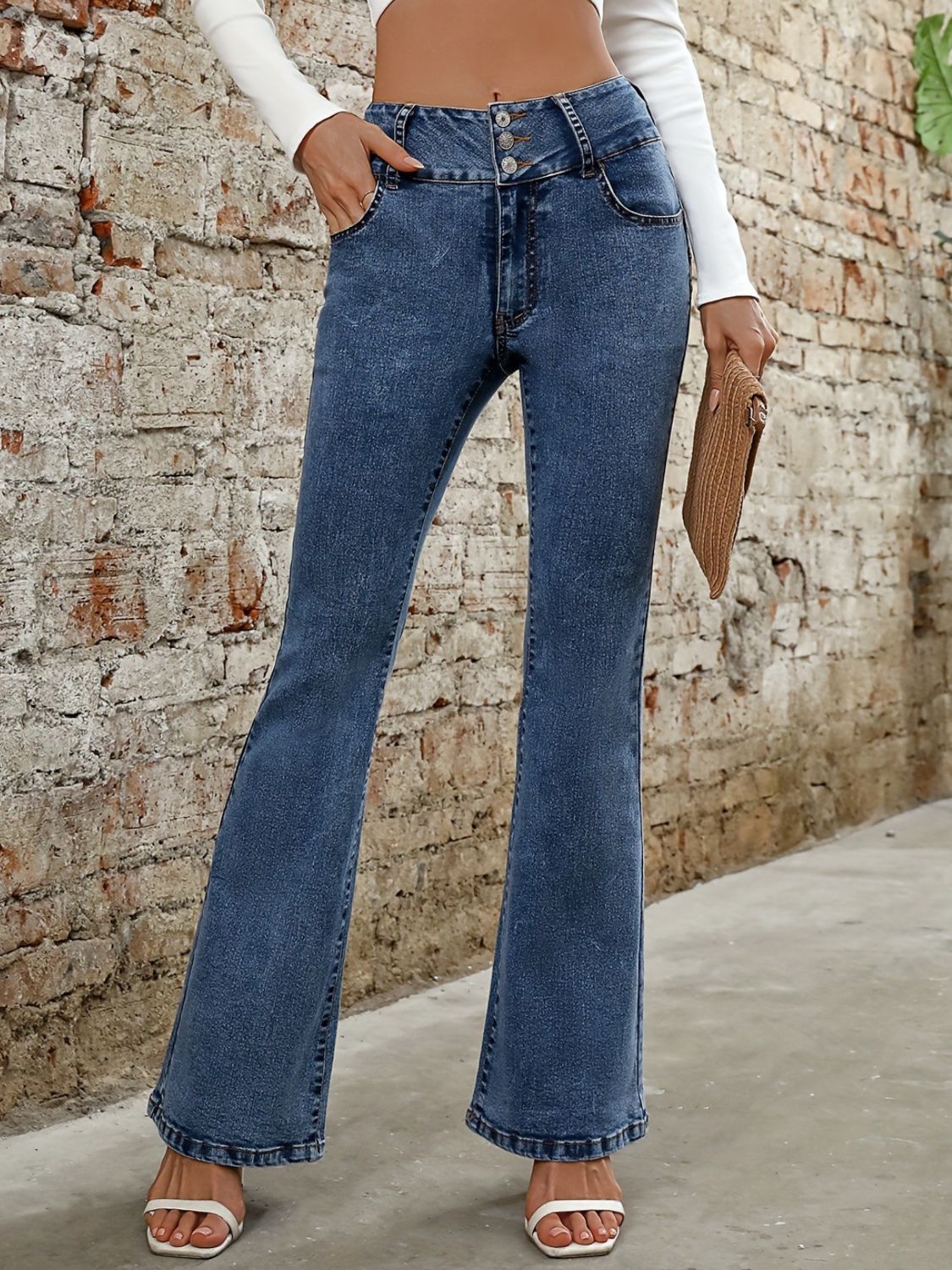 Bootcut Jeans with Pockets - Medium / XS