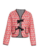 Bow Tie Printed Lightweight Jacket