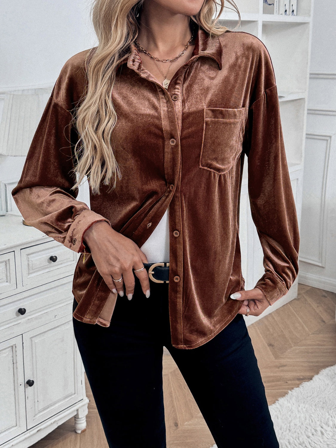 Button Up Long Sleeve Shirt