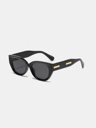 Cat Eye Polycarbonate Frame Sunglasses - Black / One Size