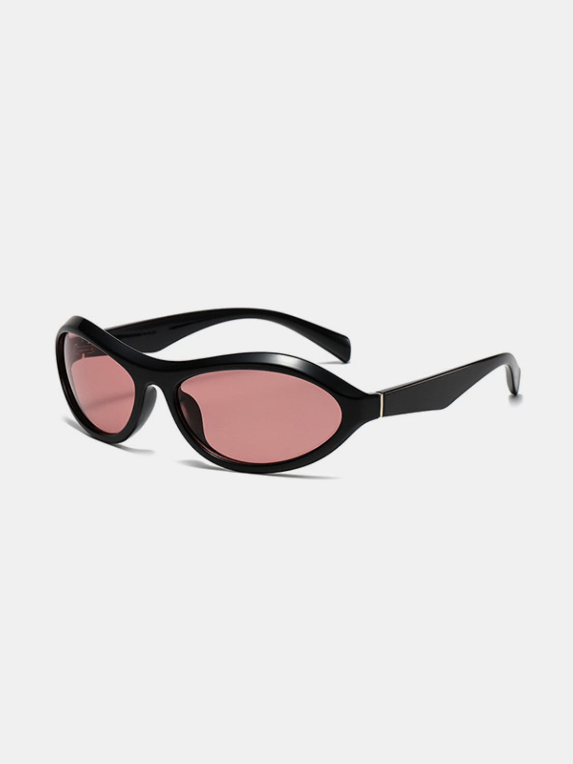 Cat Eye Polycarbonate Sunglasses - Black/Pink / One Size