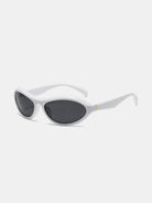 Cat Eye Polycarbonate Sunglasses - White / One Size