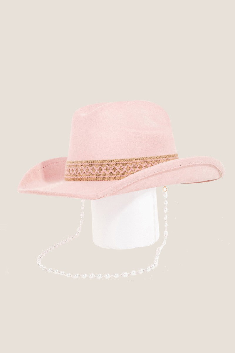 Fame Ornate Band Cowboy Hat - Pk / One Size