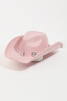 Fame Rhinestone Pave Heart Cowboy Hat - Pk / One Size