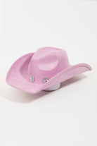 Fame Rhinestone Pave Heart Cowboy Hat - Pu / One Size