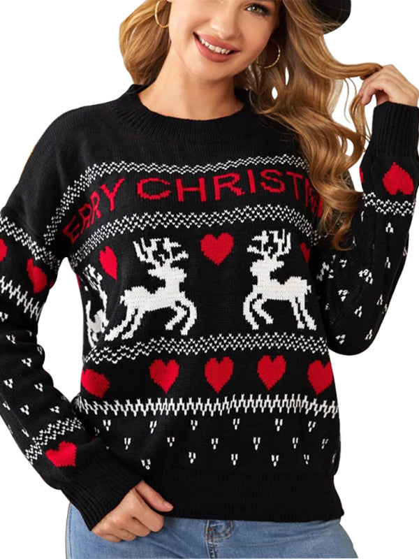 Fun Festive Knit Sweater - sweater