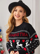 Fun Festive Knit Sweater - sweater