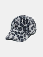 Fuzzy Acrylic Baseball Cap - Dark Gray / One Size