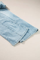 High Waist Bootcut Jeans with Pockets