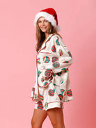 Holiday Themed Pajama Sleepwear Set