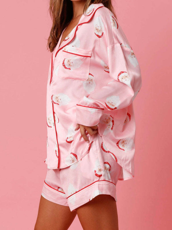 Holiday Themed Pajama Sleepwear Set