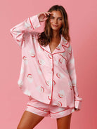 Holiday Themed Pajama Sleepwear Set - Pattern2 / S