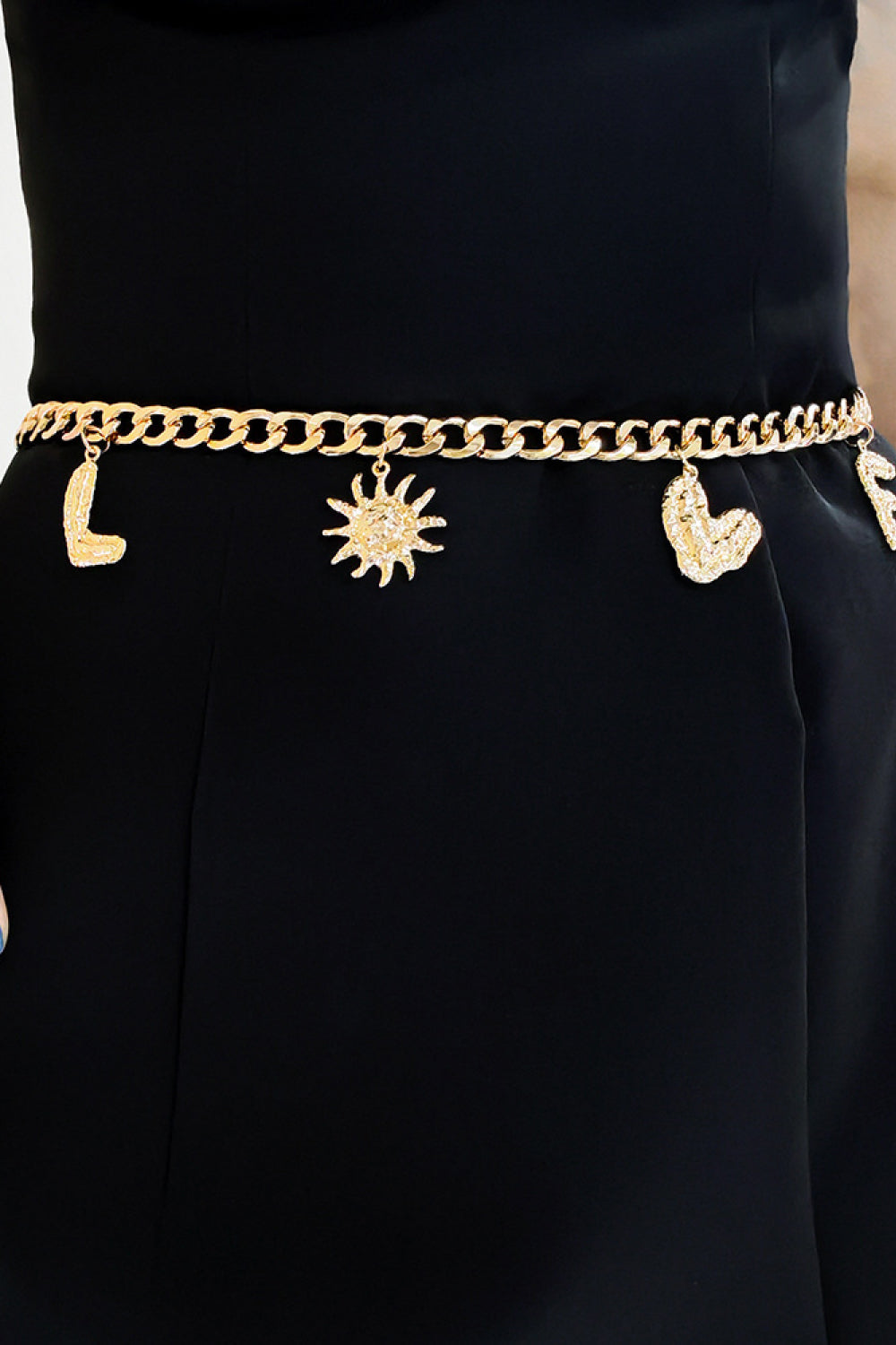 LOVE Alloy Belt - Gold / One Size