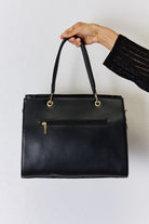 Medium Leather Handbag w Back Pocket