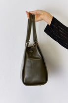 Medium Leather Handbag w Back Pocket