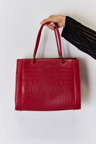 Medium Leather Handbag w Back Pocket