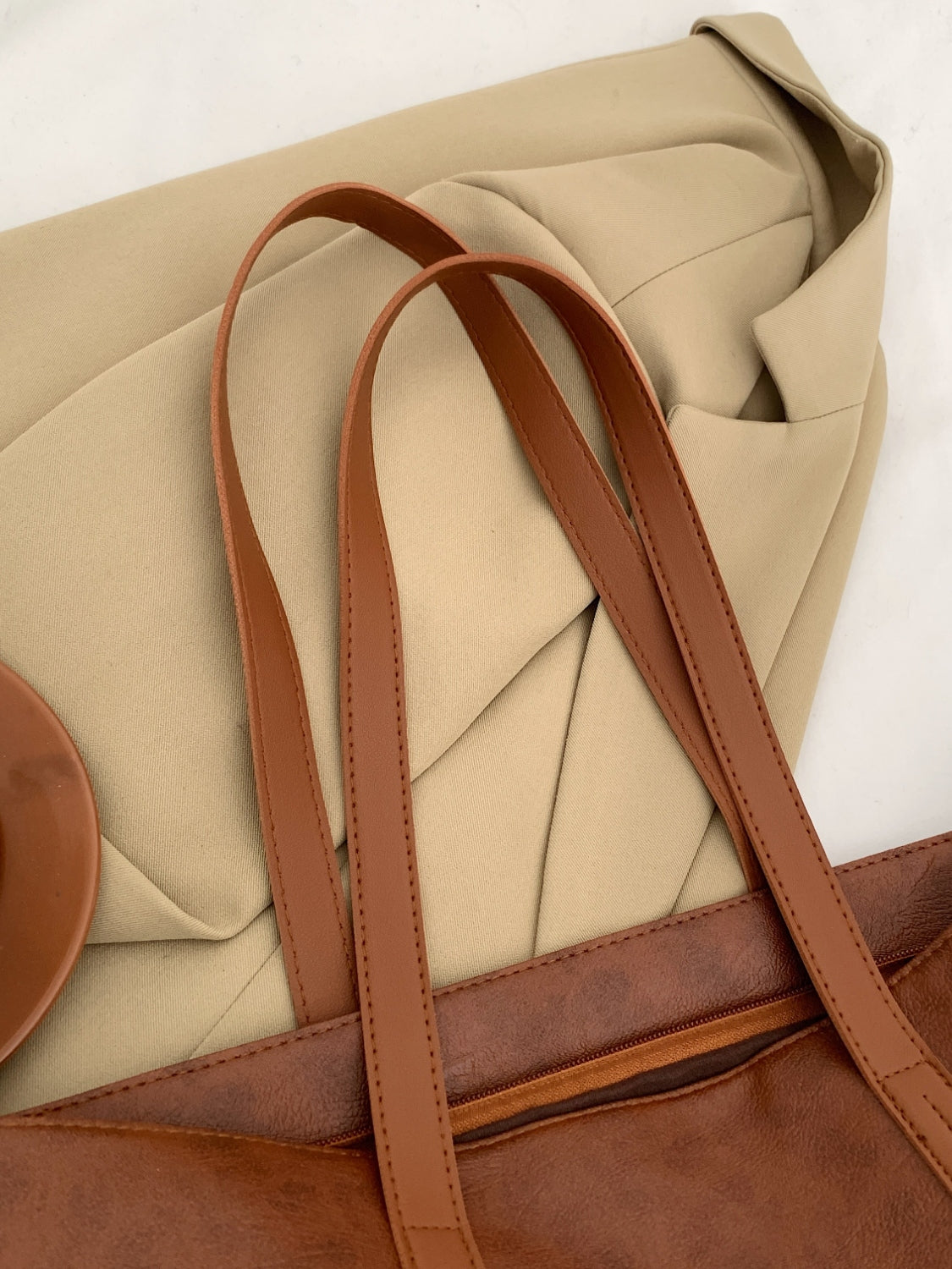 Medium Leather Tote Bag