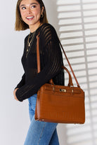 Medium Textured Leather Handbag