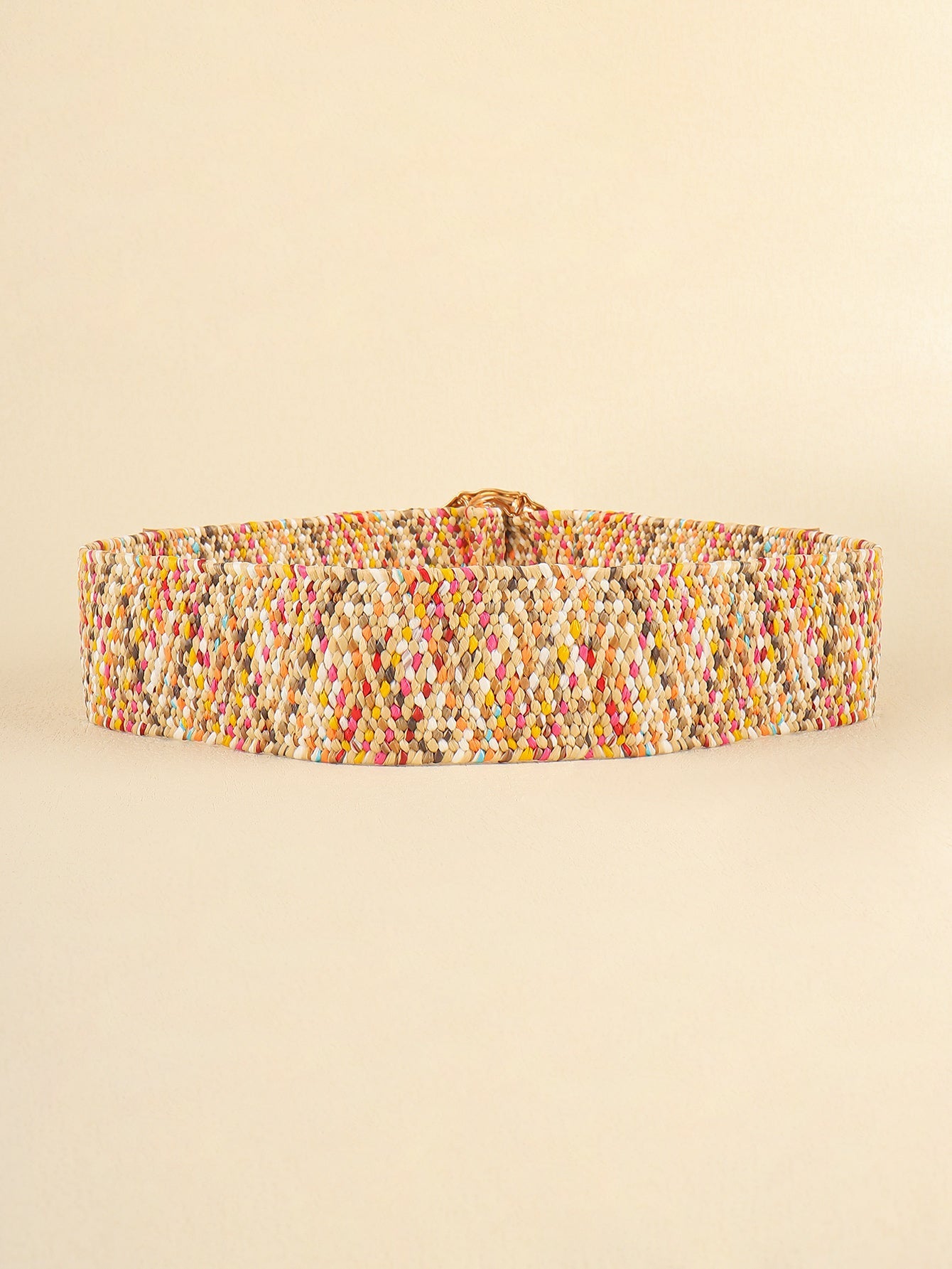 Multicolored Wide Belt - Multicolor / One Size