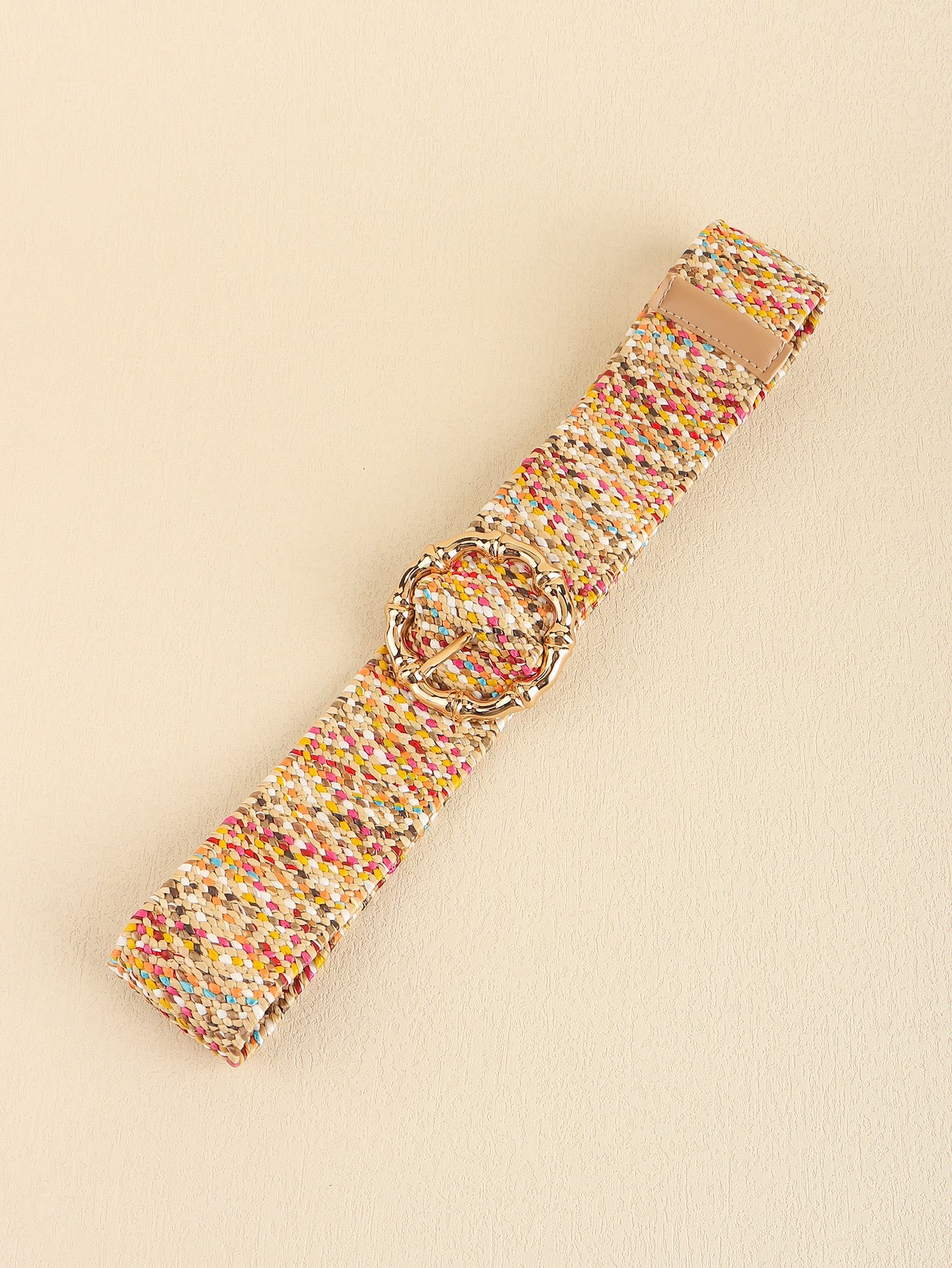 Multicolored Wide Belt - Multicolor / One Size