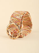 Multicolored Wide Belt - Multicolor / One Size