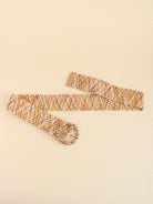 Multicolored Wide Belt - Multicolor / One Size