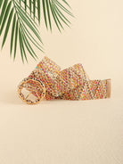 Multicolored Wide Belt - Multicolor / One Size