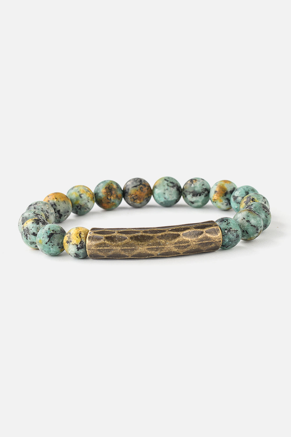 Natural Stone Beaded Bracelet - Style B / One Size