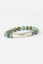 Natural Stone Beaded Bracelet - Style C / One Size