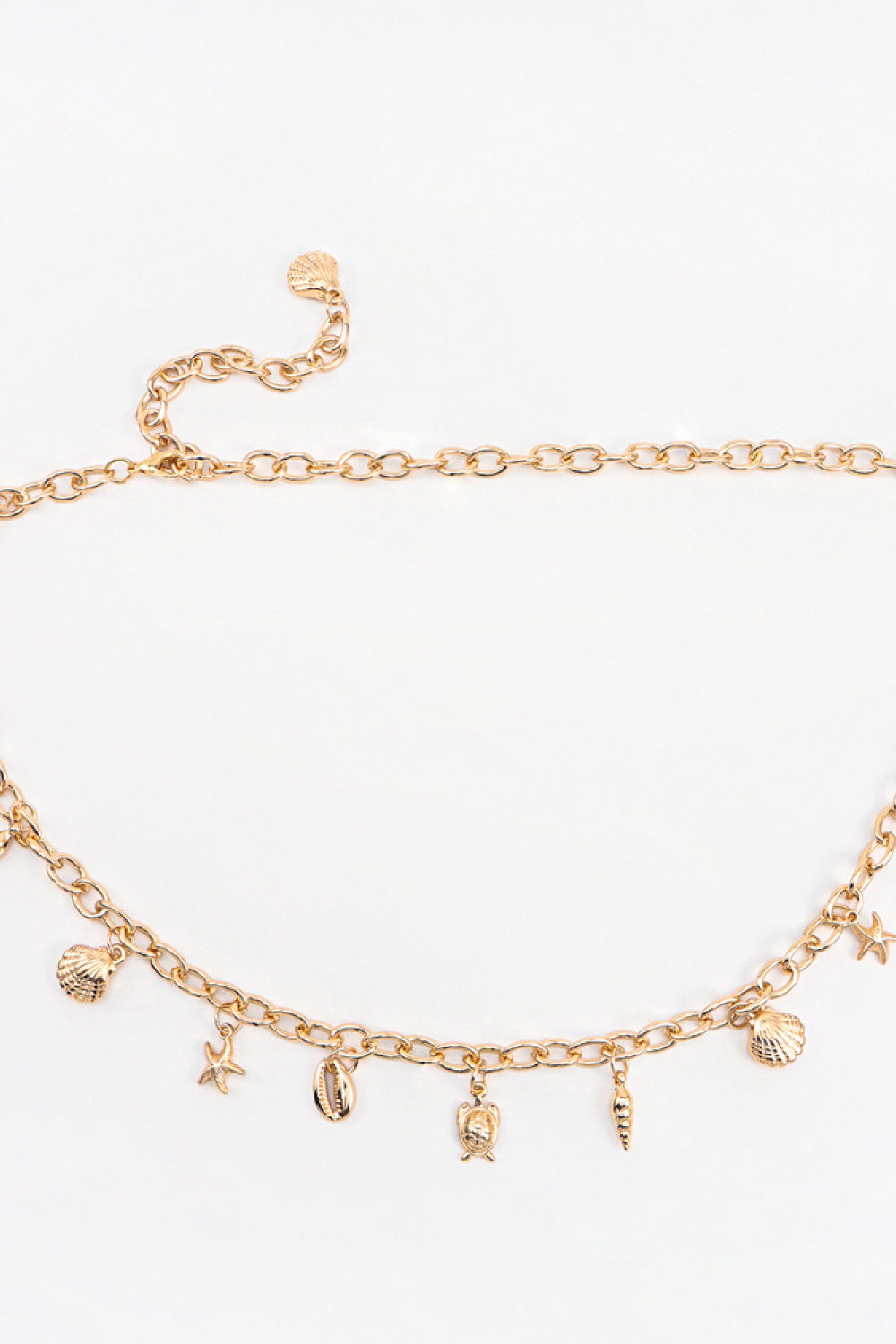 Ocean Element Charm Chain Belt - Gold / One Size