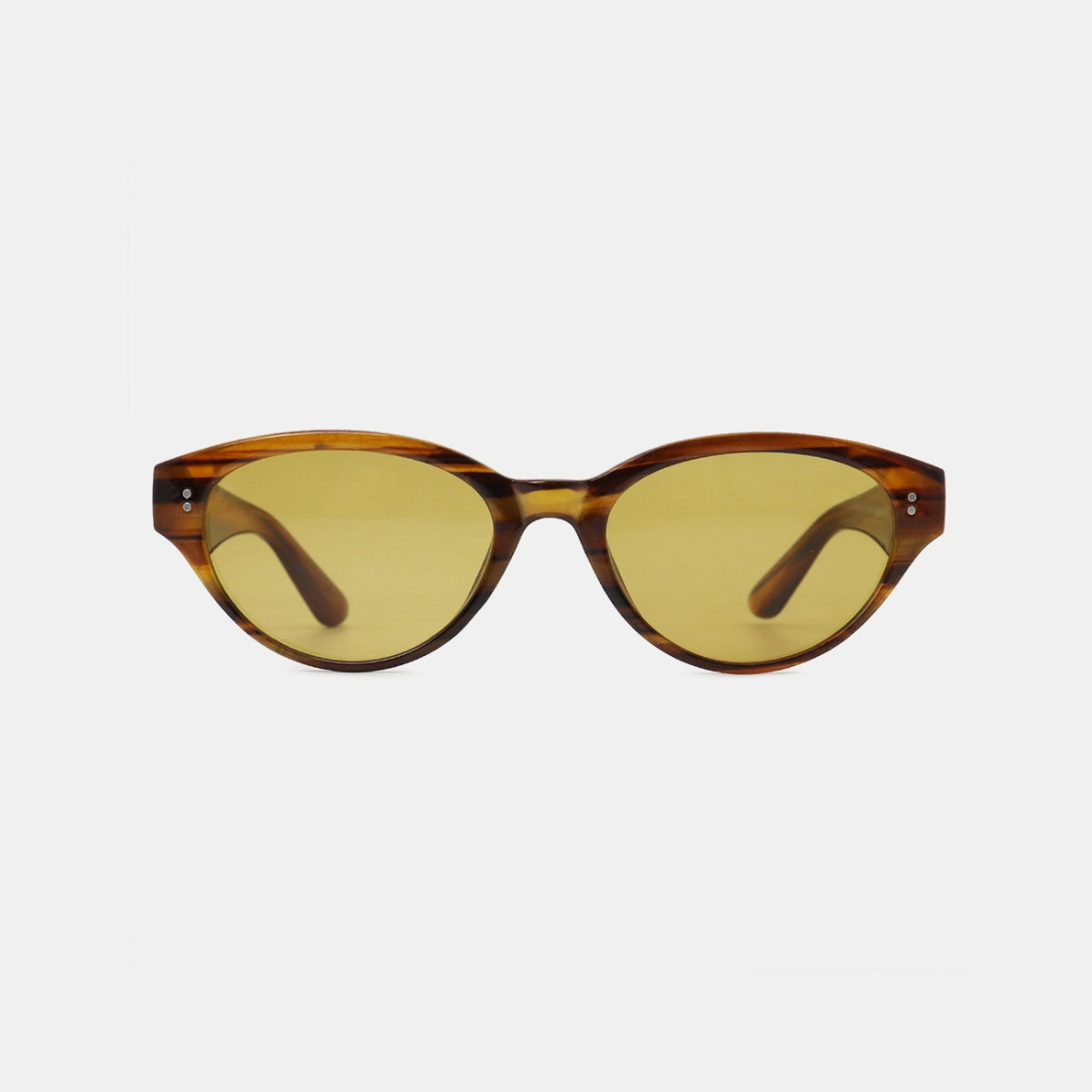 Polycarbonate Frame Cat-Eye Sunglasses - Brown / One Size