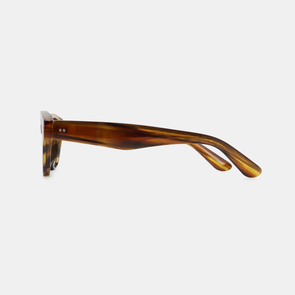 Polycarbonate Frame Cat-Eye Sunglasses - Brown / One Size