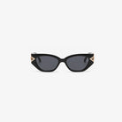 Polycarbonate Frame Cat-Eye Sunglasses - Gold / One Size