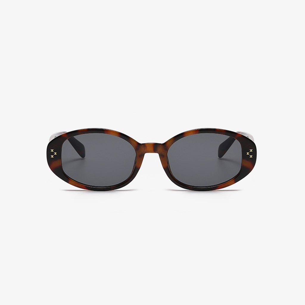 Polycarbonate Frame Oval Sunglasses - Multicolor / One Size