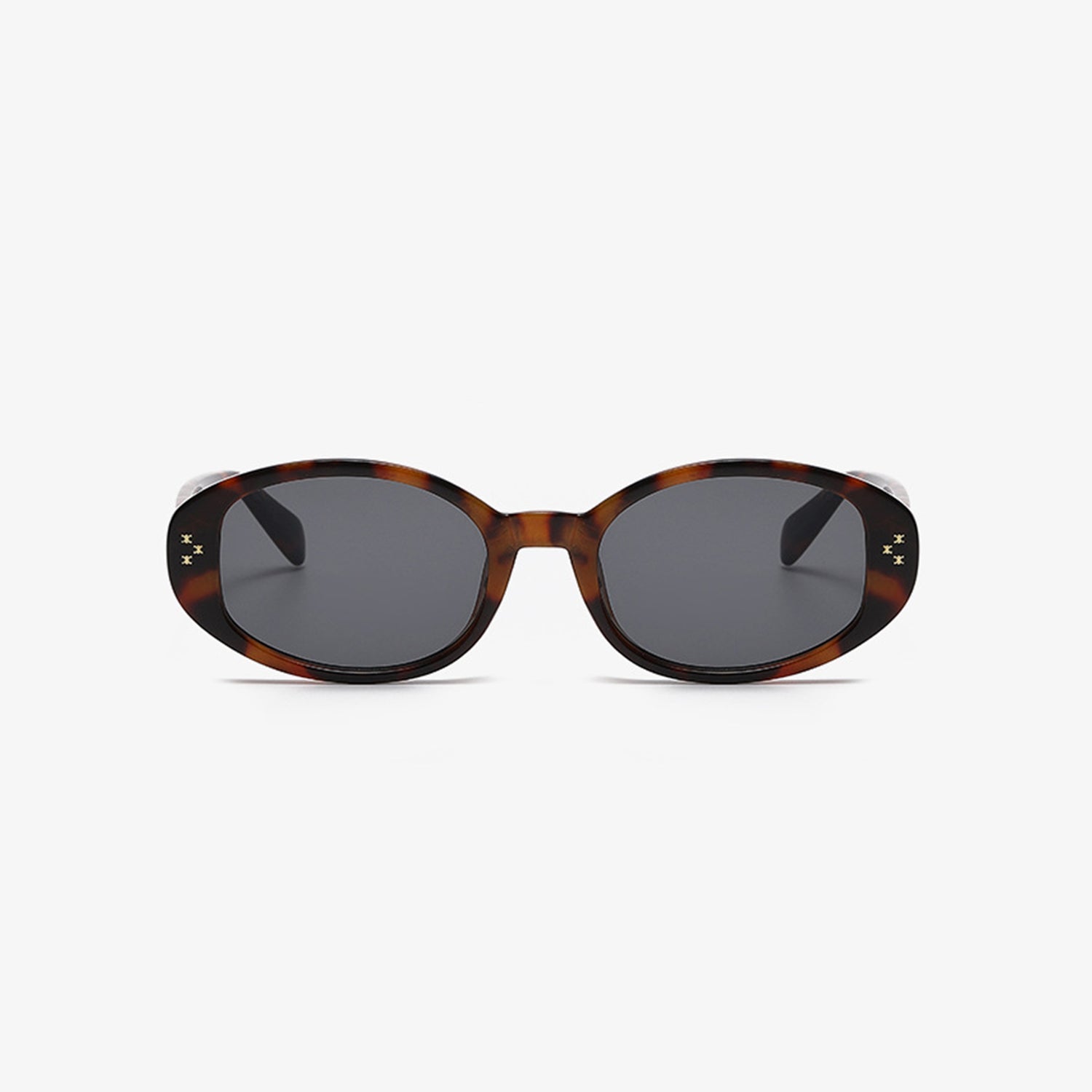 Polycarbonate Frame Oval Sunglasses - Multicolor / One Size