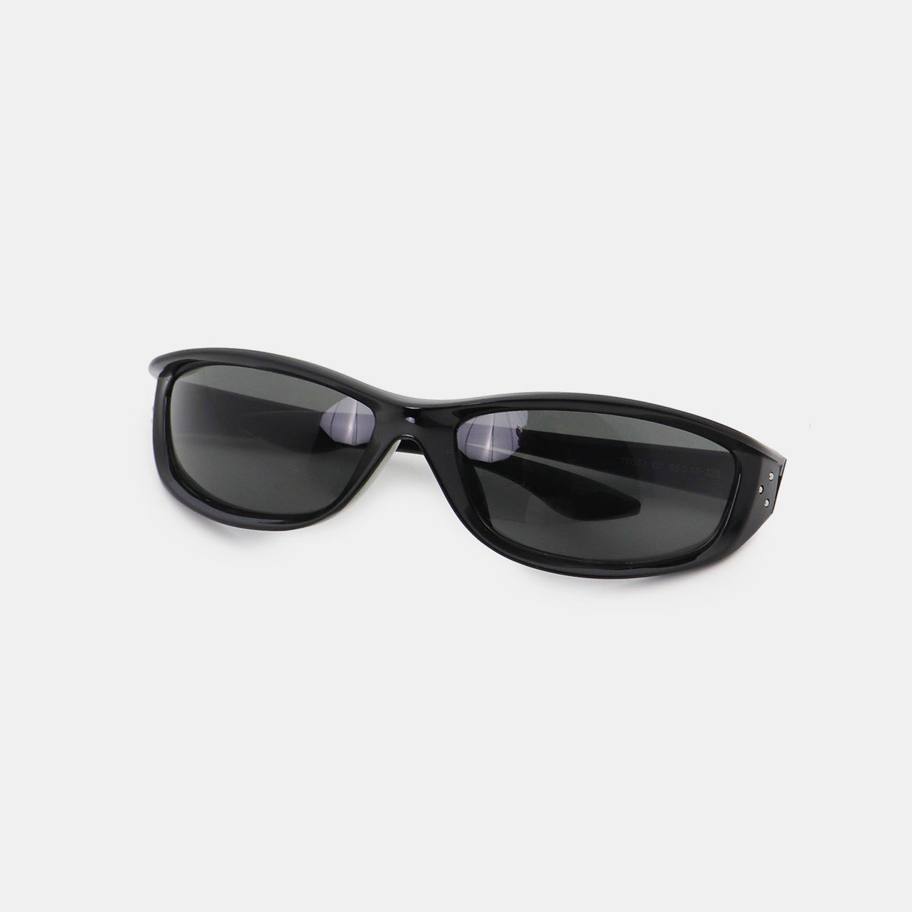 Polycarbonate Frame Rectangle Sunglasses - Black / One Size