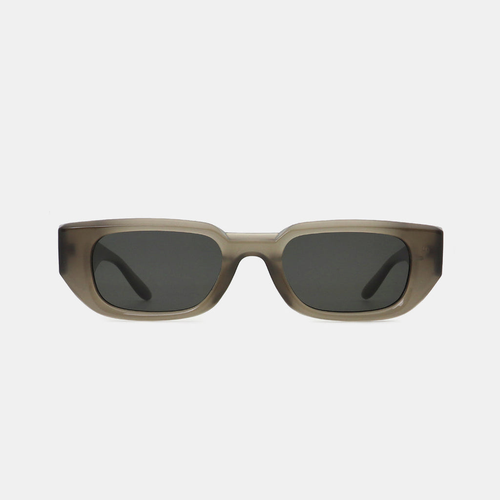 Polycarbonate Frame Rectangle Sunglasses - Taupe / One Size