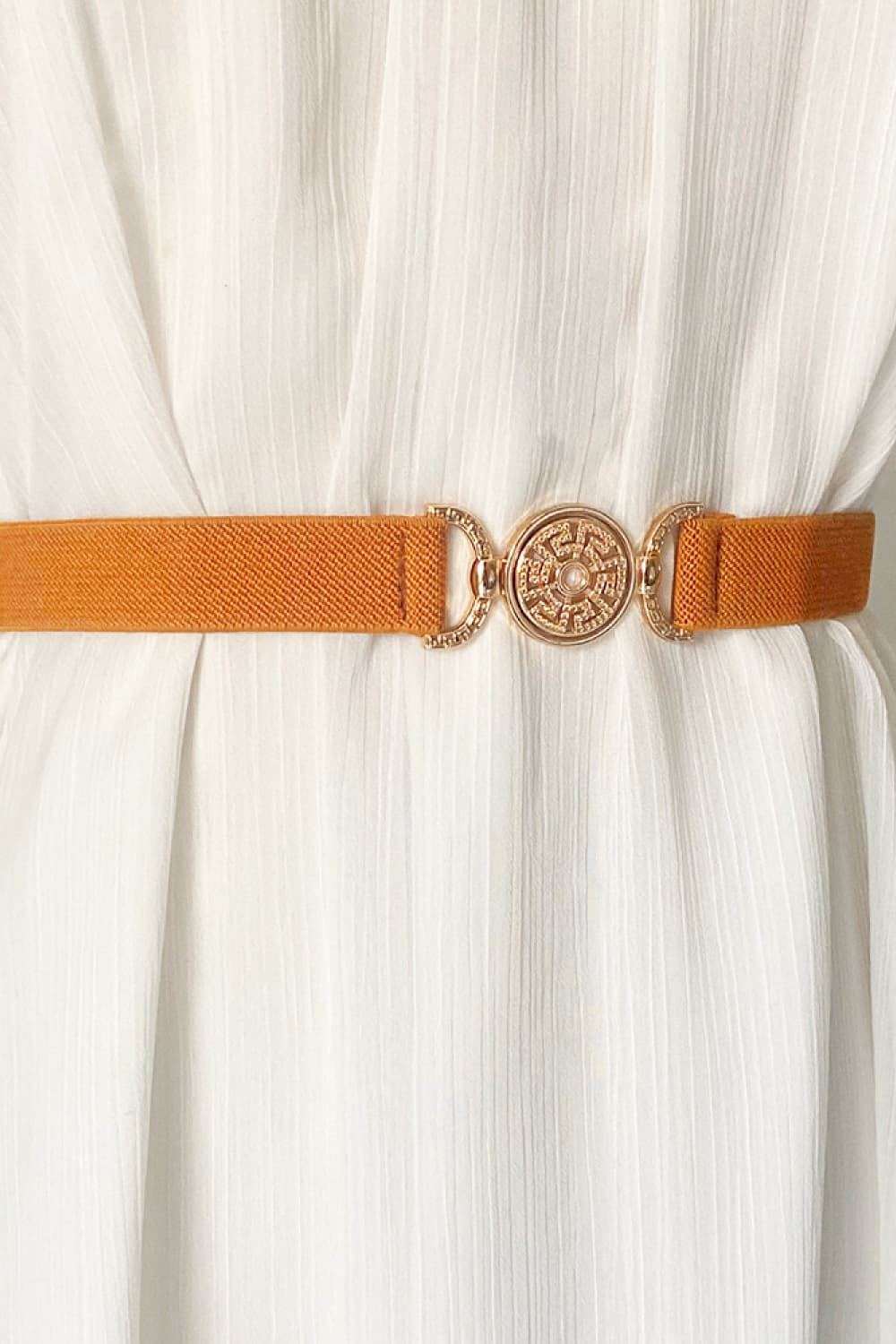 PU Leather Belt - Caramel / One Size