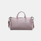 PU Leather Oversize Travel Bag - Blush Pink / One Size