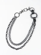 Punk Aluminium Chain Belt - Black / One Size