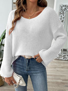 Round Neck Long Sleeve Sweater