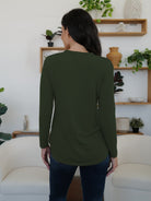 Round Neck Long Sleeve T-Shirt