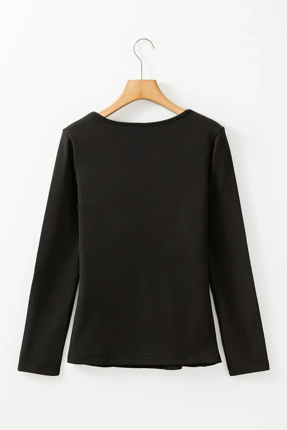 Round Neck Long Sleeve Top